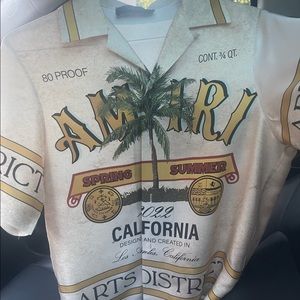 Men Amiri shirt Size small